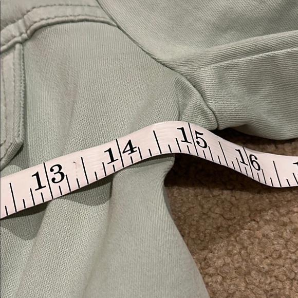 Like New!!!White House Black Market Green Jean Jacket Classic Style​​ - Picture 7 of 8